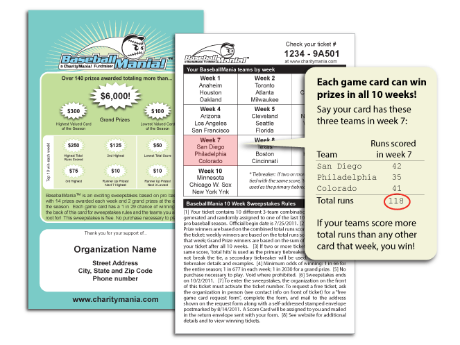 BaseballMania ticket